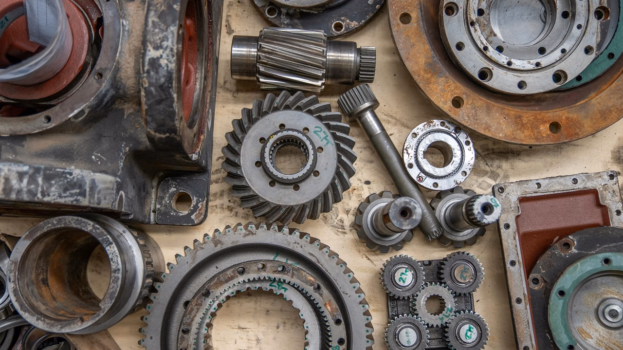 Older industrial machinery being fitted with IoT condition-monitoring sensors